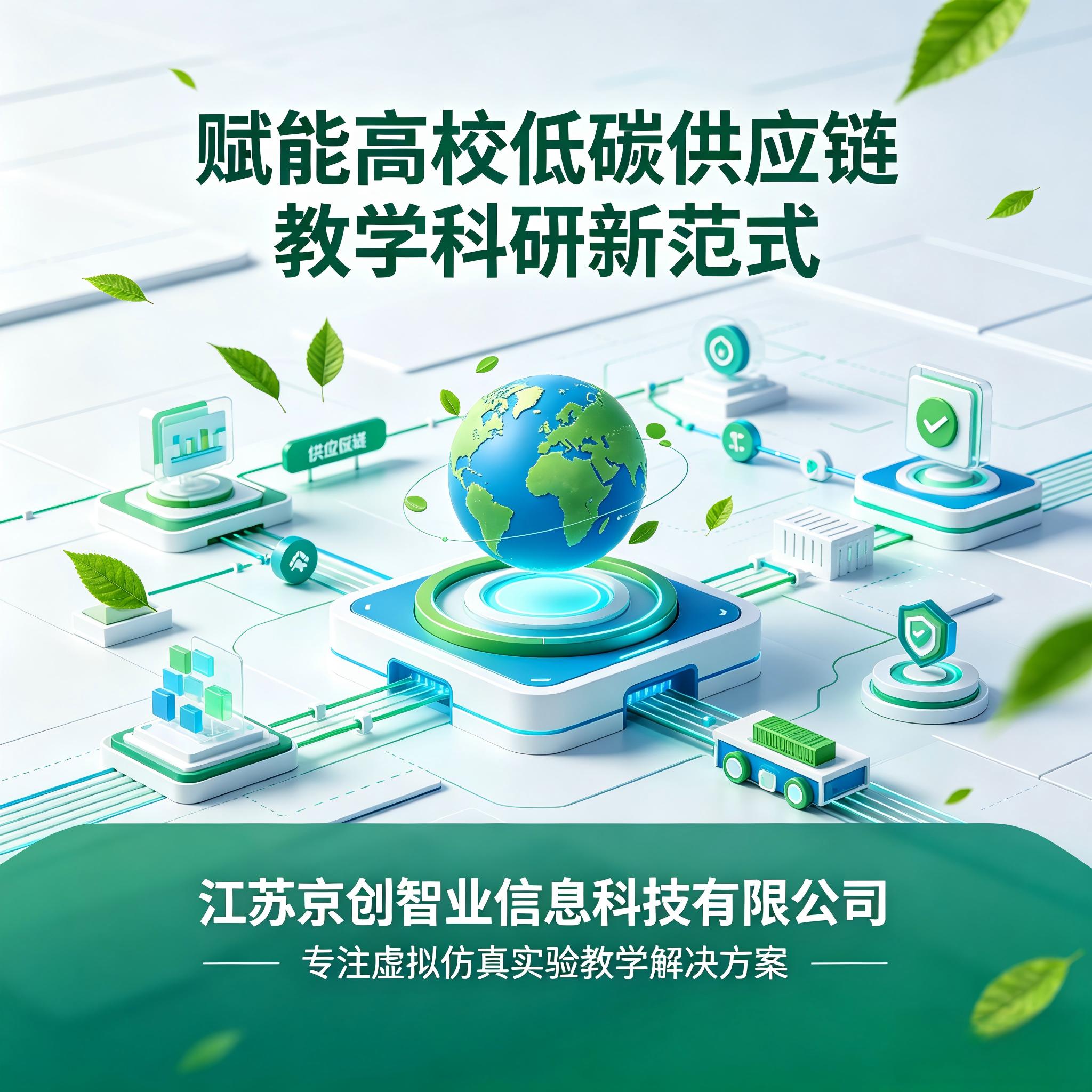 <strong>数字企业碳链融合经营虚拟仿真实训平台 |</strong>
